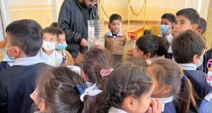 Estudiantes de Pedagogía en Química y Pedagogía en Física realizaron intervención creativa en colegio de Putaendo