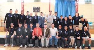 Autoridades UPLA homenajearon a campeones nacionales de fútbol universitario