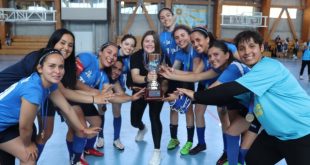 Futsal mujeres UPLA campeonas en las Ligas Deportivas de Educación Superior