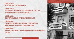 UPLA invita a la comunidad a inscribirse en Diplomado gratuito en Extensión de Vivienda Cooperativa