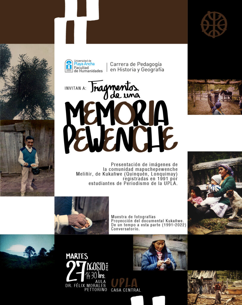 Registro histórico de la comunidad mapuche-pewenche Meliñir, de Kukañwe se exhibirá en UPLA