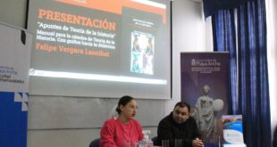 Libro "Apuntes de Teoría de la Historia"del académico Felipe Vergara Lasnibat se presentó en la UPLA