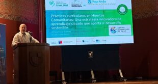 Aprendizaje en terreno y sustentabilidad: La experiencia de huertas comunitarias de la UPLA en congreso GreenMind