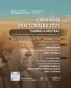 VII Jornadas Doctorales rinden homenaje a Gabriela Mistral