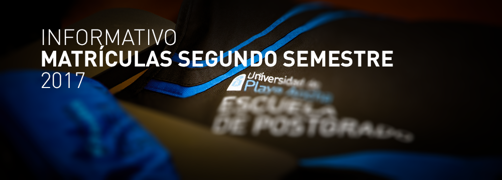 Circular Nº 02/2017: Sobre proceso de matrícula del segundo semestre