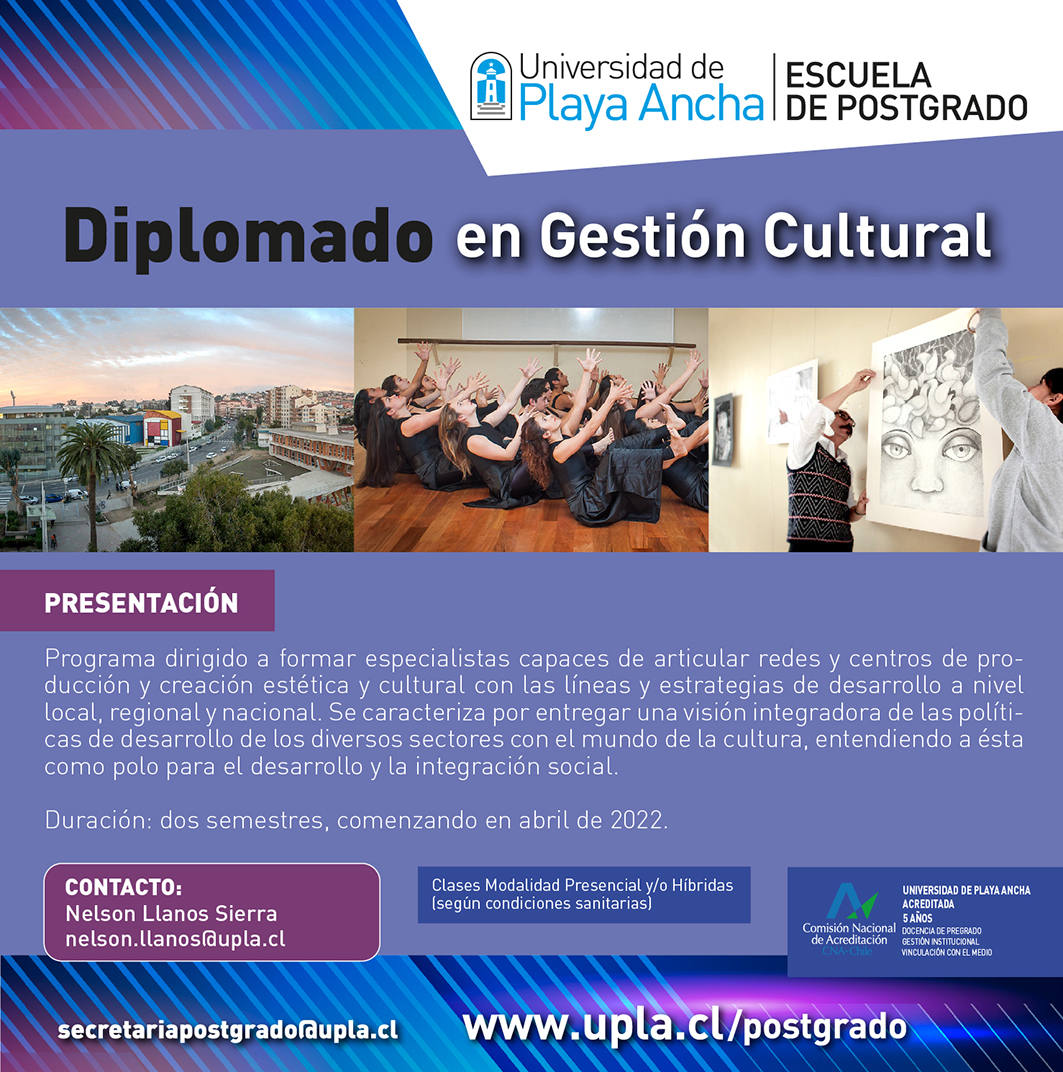 Diplomado en Gestión Cultural UPLA