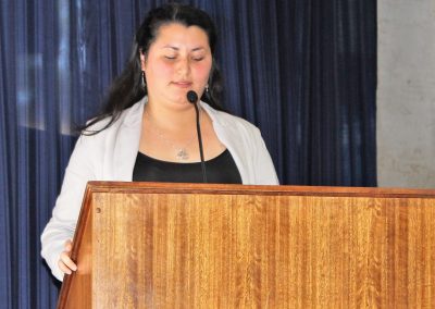 Victoria Arévalo, Estudiante