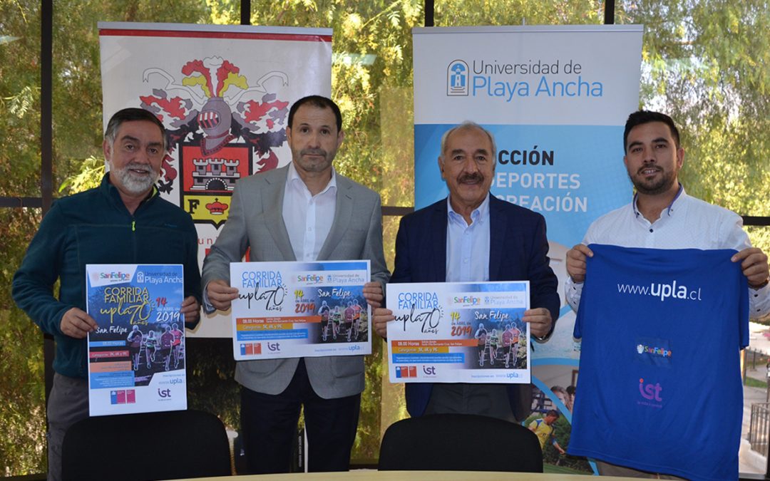 Vicerrector del campus San Felipe y alcalde de la comuna invitan a participar en la “Corrida Familiar 70 años UPLA”