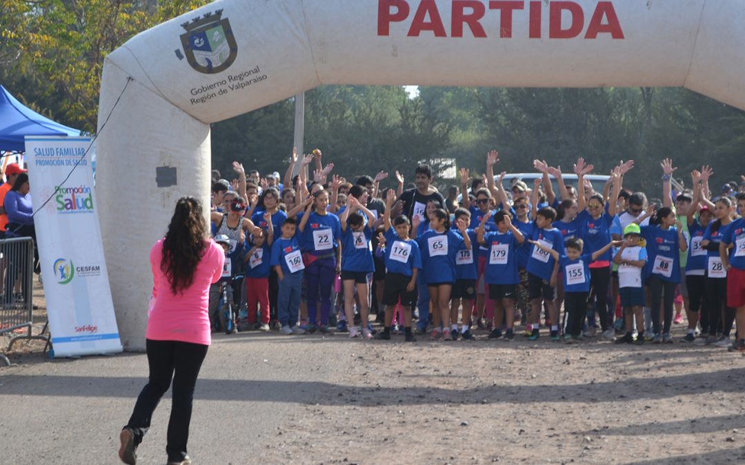 Cientos de personas participaron en la corrida familiar «UPLA 70 años» en San Felipe