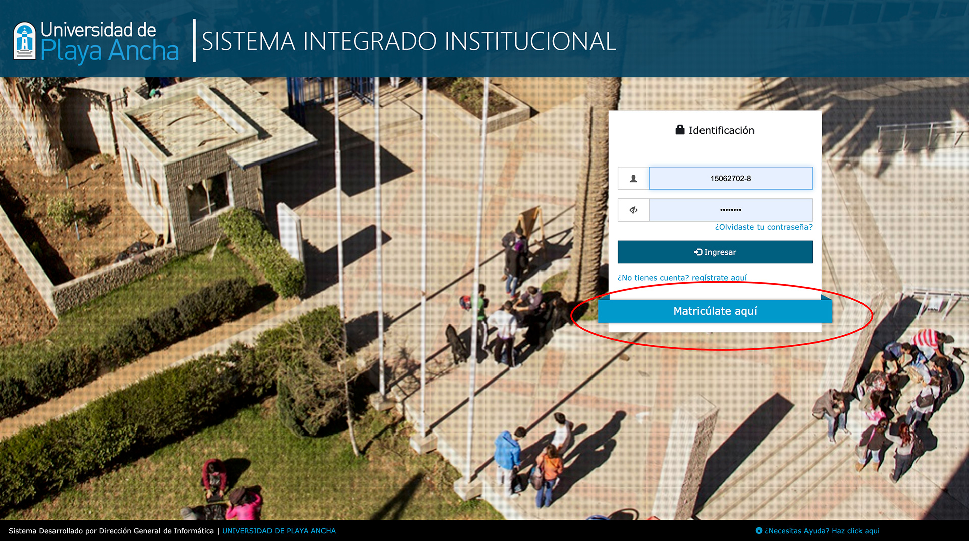 Sistema Integrado Institucional (SINTE-UPLA)