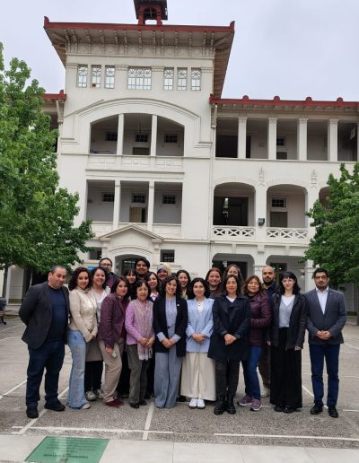 Equipo de la Secretaría de Estudios de la UPLA en encuentro de pares